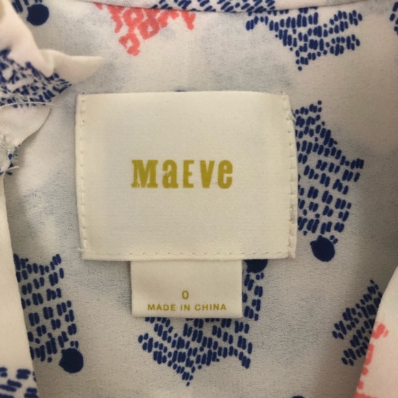 Anthropologie Maeve Bunny Print Popover Blouse - Picture 6 of 8
